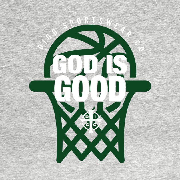 GOD IS GOOD (GRAY & GREEN) by diggapparel